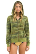 Retro BOLT HOODIE - CAMO NEON PINK