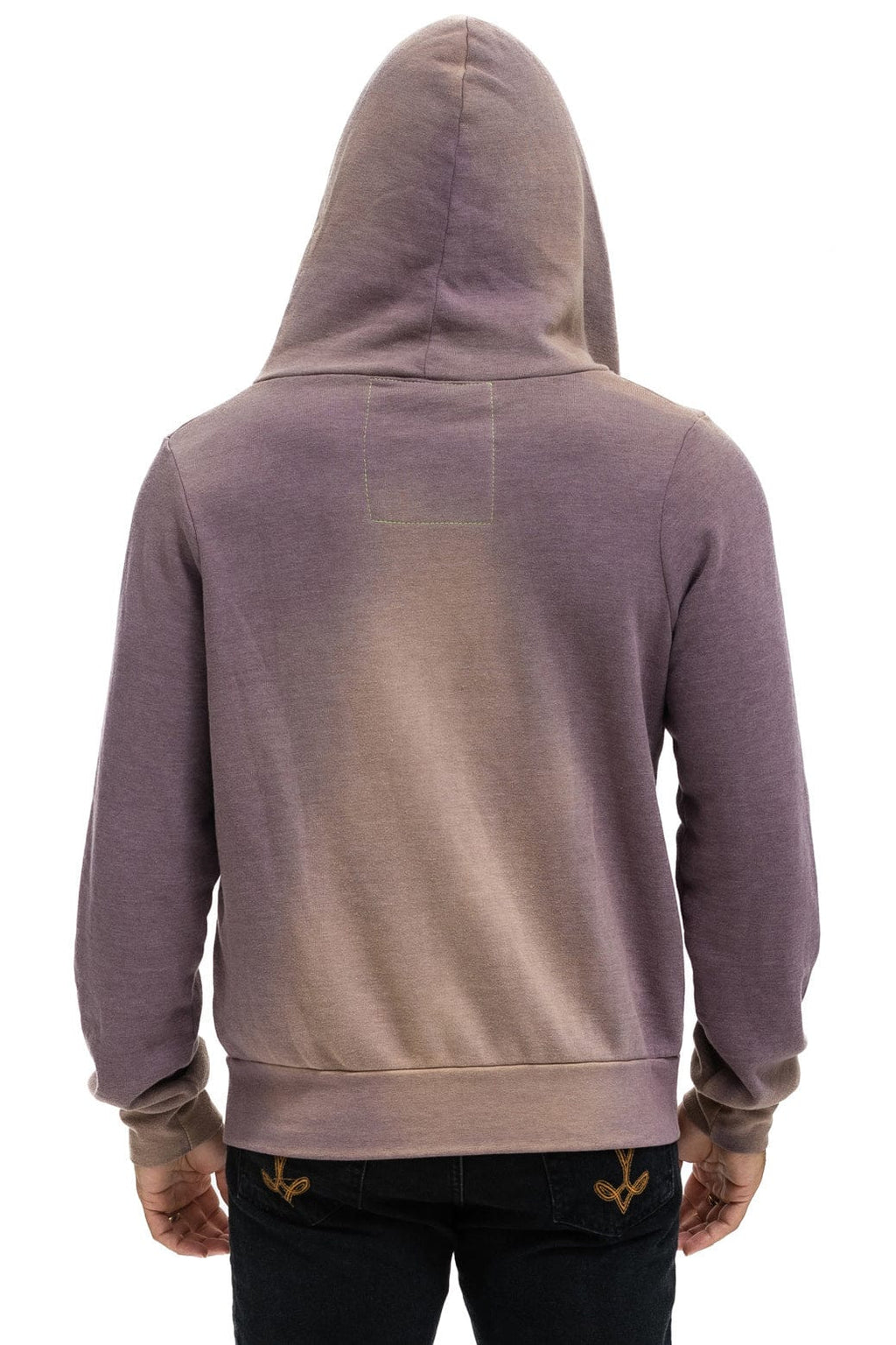 Retro NINJA PULLOVER HOODIE - FADED MOCHA