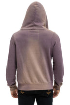 Retro NINJA PULLOVER HOODIE - FADED MOCHA