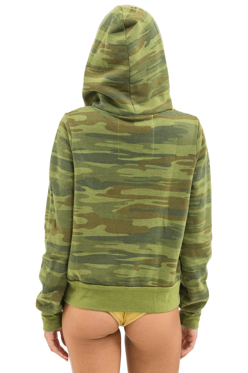 Retro HEART 2 HOODIE - CAMO NEON PINK