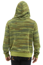 Retro HEART 2 HOODIE - CAMO NEON PINK