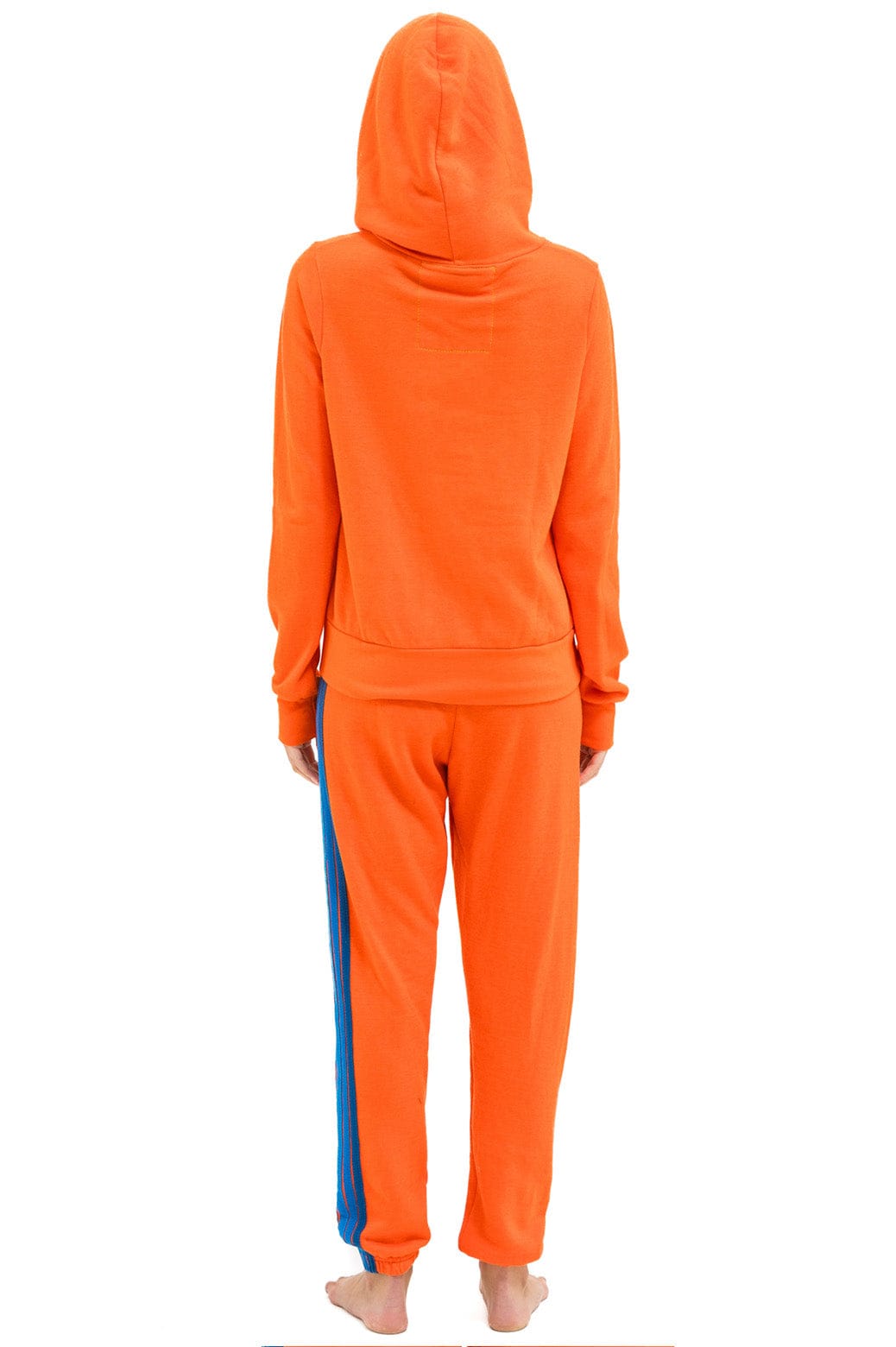 Retro NY METS 5 STRIPE UNISEX SWEATPANTS - ORANGE BLUE