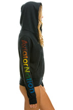 Retro AVIATOR NATION BROOKLYN HOODIE - CHARCOAL