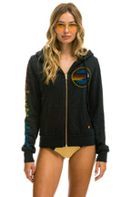 Retro AVIATOR NATION VAIL ZIP HOODIE - CHARCOAL