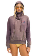 Retro NINJA PULLOVER HOODIE - FADED MOCHA