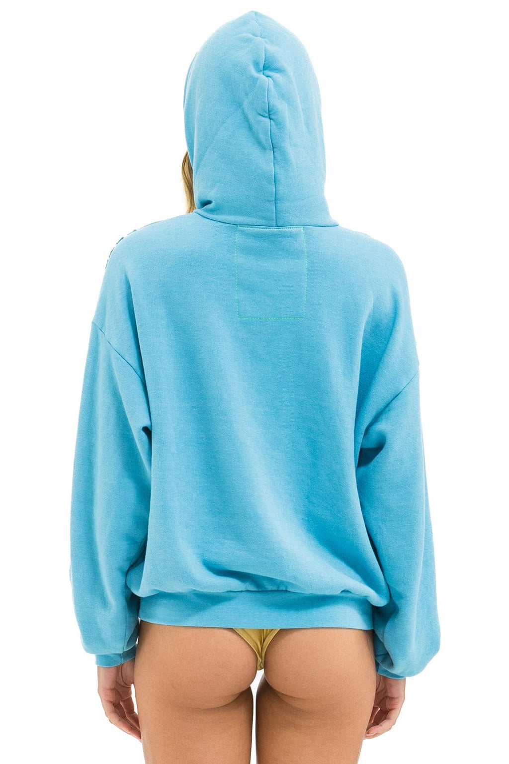 Retro BLAZE PULLOVER HOODIE RELAXED - AQUA AQUA