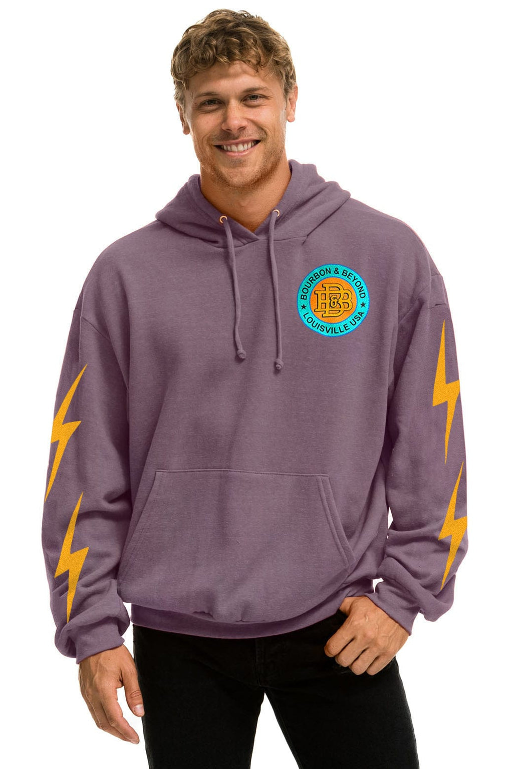 Retro BOURBON AND BEYOND 2025 PULLOVER HOODIE RELAXED - MOCHA