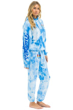 Retro LOS ANGELES DODGERS HAND DYED SWEATPANTS - TIE DYE BLUE