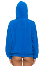 Retro LOGO PULLOVER RELAXED HOODIE - ADVENTURE BLUE