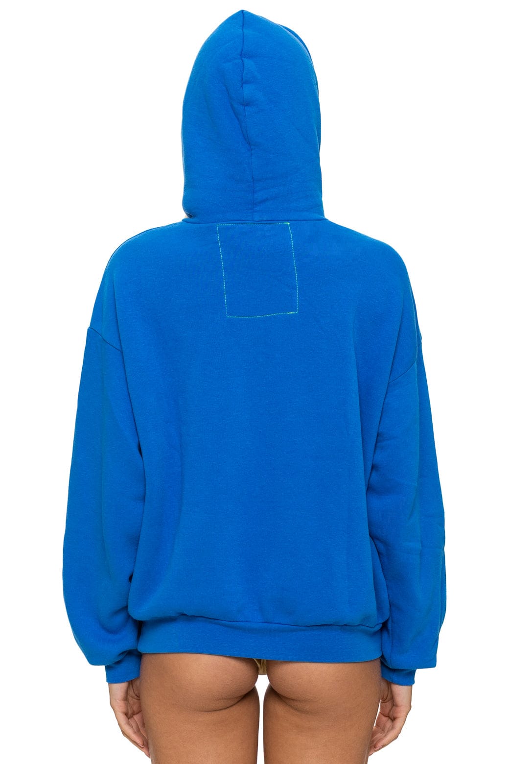 Retro LOGO PULLOVER RELAXED HOODIE - ADVENTURE BLUE