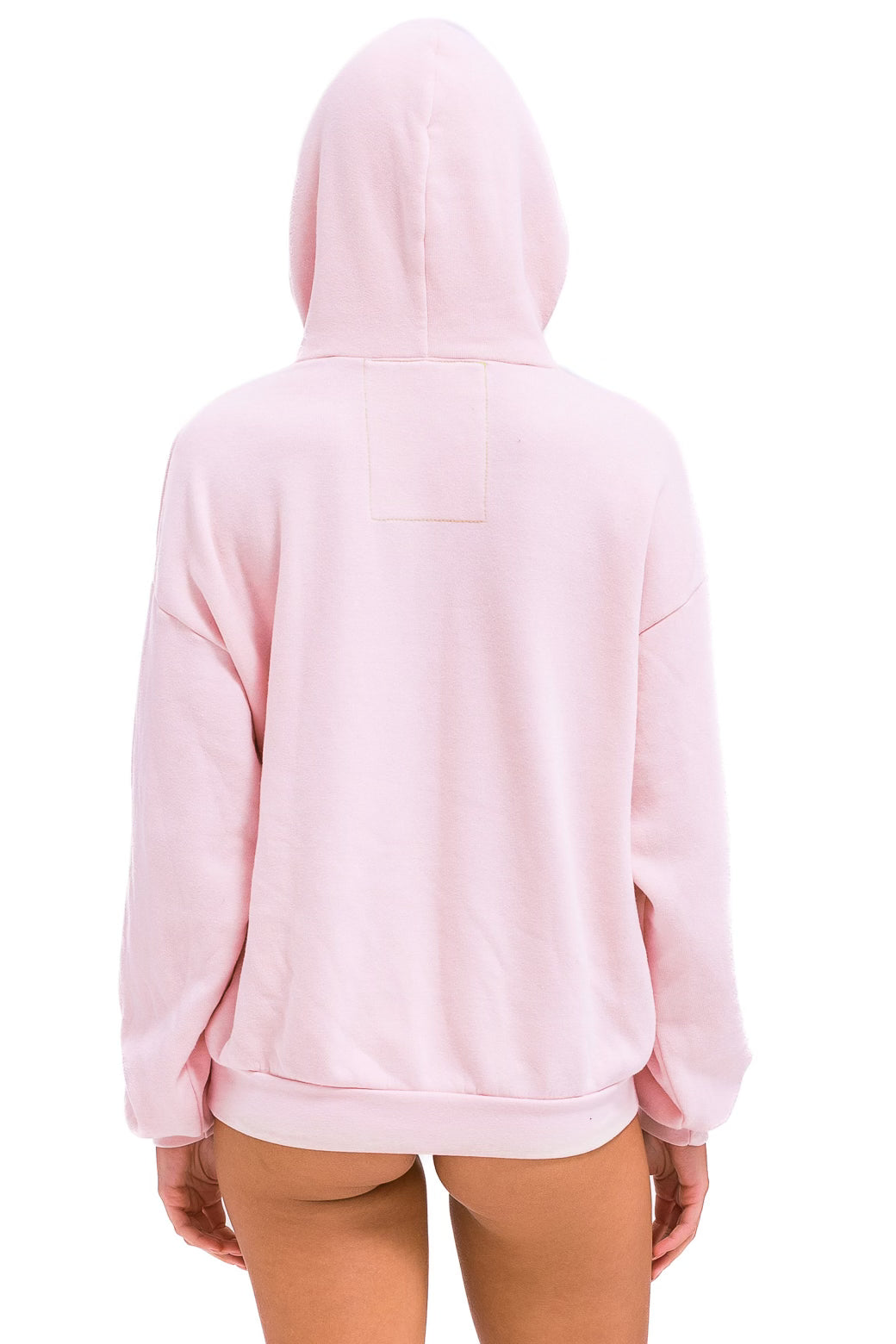 Retro LOGO PULLOVER RELAXED HOODIE - LIGHT PINK