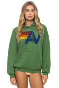 Retro LOGO PULLOVER RELAXED HOODIE - PALM