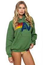 Retro LOGO PULLOVER RELAXED HOODIE - PALM
