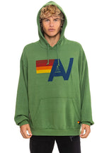 Retro LOGO PULLOVER RELAXED HOODIE - PALM
