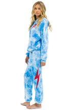 Retro PHILLIES HAND DYED SWEATPANTS - TIE DYE BLUE
