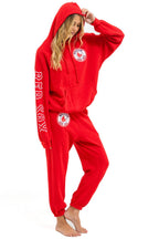 Retro RED SOX RELAXED PULLOVER HOODIE - RED