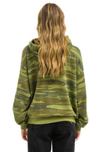 Retro UNIVERSITY OF TEXAS PULLOVER HOODIE RELAXED - CAMO