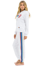 Retro BOSTON RED SOX 5 STRIPE SWEATPANTS - WHITE USA