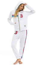 Retro BOSTON RED SOX 5 STRIPE SWEATPANTS - WHITE USA