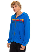 Retro 5 STRIPE HOODIE - ADVENTURE BLUE