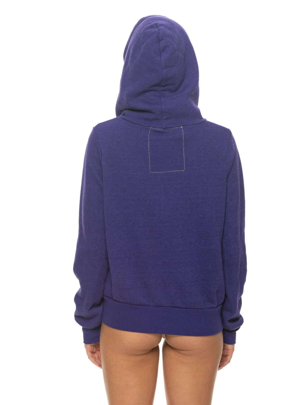 Retro 5 STRIPE HOODIE - DEEP PURPLE