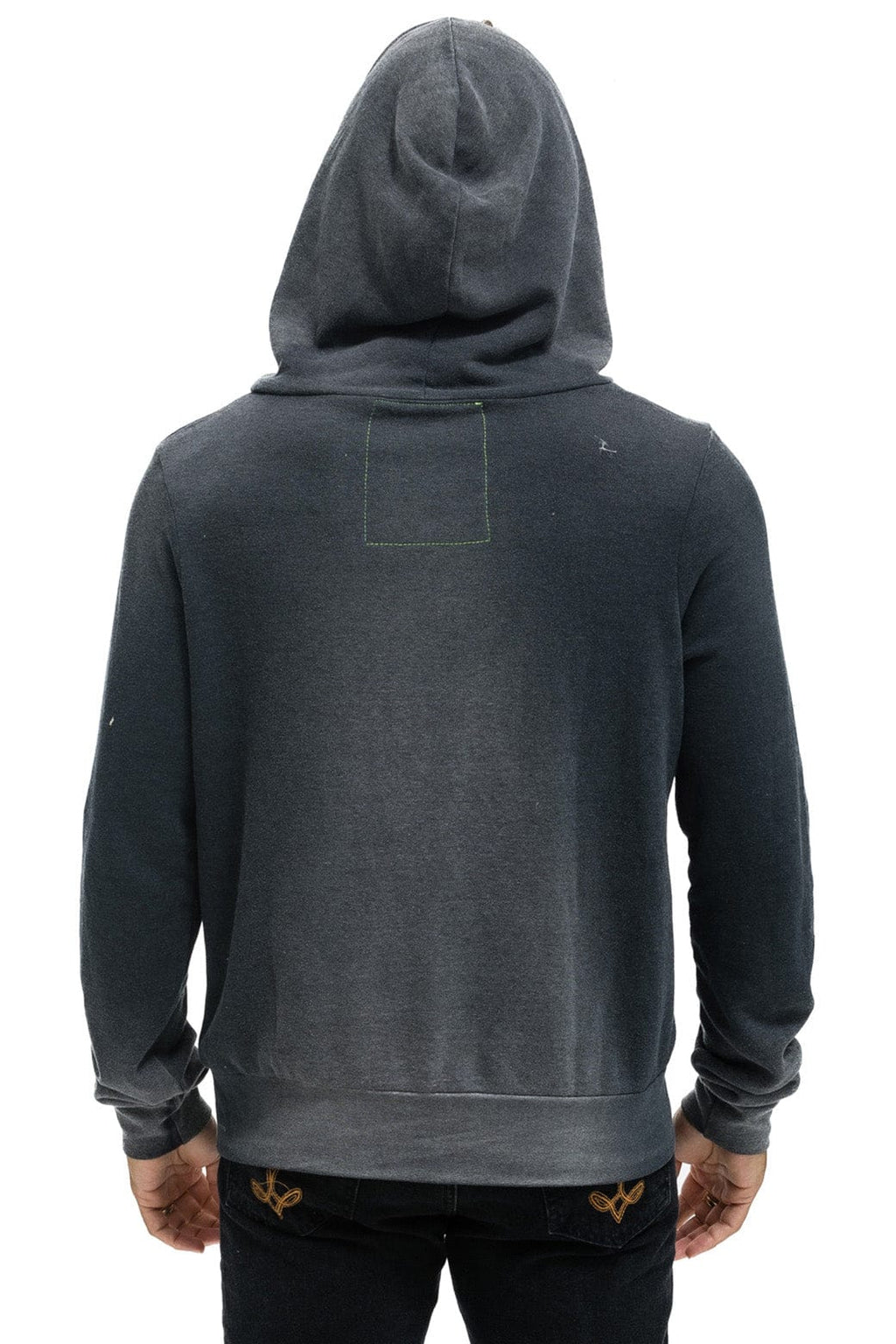 Retro 5 STRIPE HOODIE - FADED SMOKE