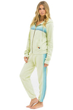 Retro 5 STRIPE SWEATPANTS - LIME CREAM SEAFOAM
