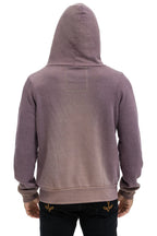 Retro VENICE SURFER ZIP HOODIE - FADED MOCHA