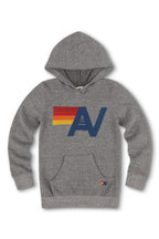 Retro KIDS LOGO PULLOVER HOODIE - HEATHER GREY