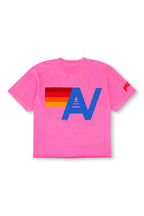 Retro PHILLIES AVIATOR NATION BOYFRIEND TEE - NEON PINK