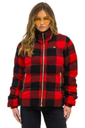 Retro UNISEX PLAID TRAVELER JACKET - BUFFALO PLAID
