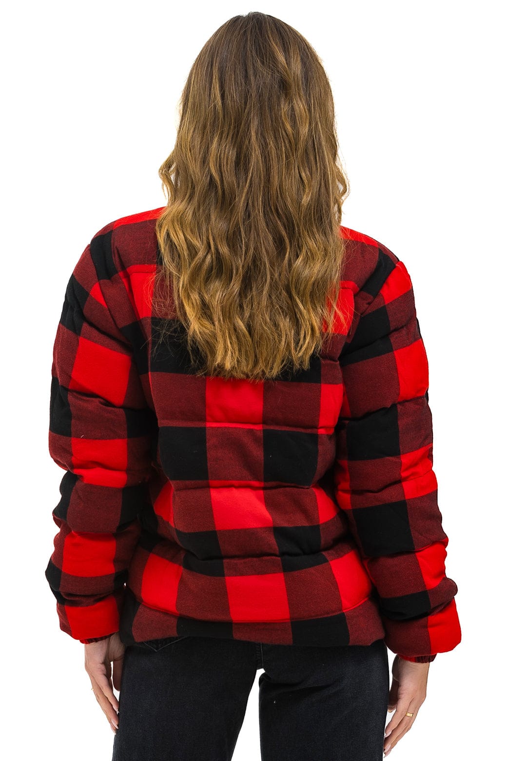 Retro UNISEX PLAID TRAVELER JACKET - BUFFALO PLAID