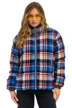 Retro UNISEX PLAID TRAVELER JACKET - PATRIOT PLAID