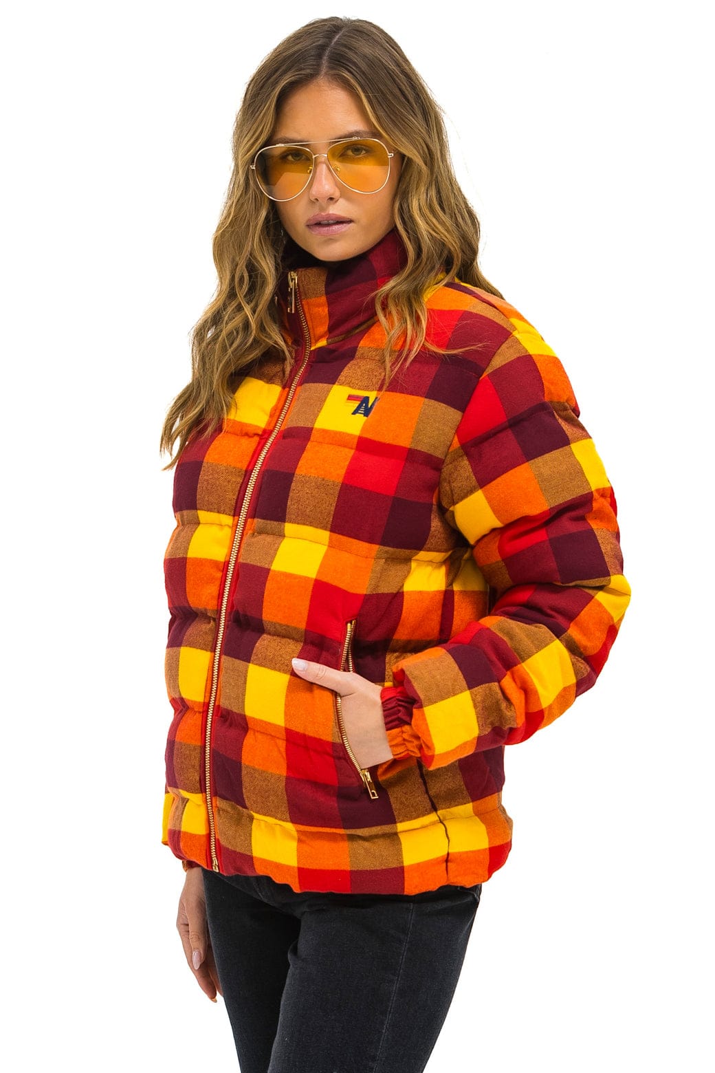 Retro UNISEX PLAID TRAVELER JACKET - SURFY PLAID