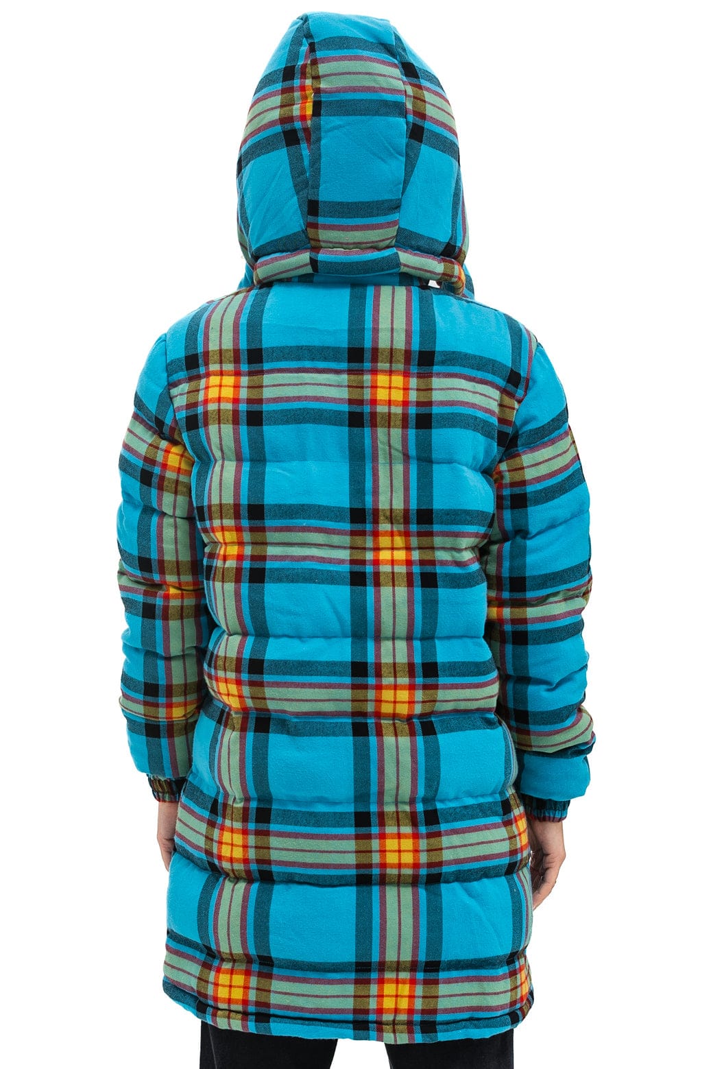 Retro PLAID UNISEX LONG TREKKER JACKET - JACKSON PLAID