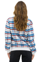 Retro PLAID UNISEX VARSITY JACKET - MONTAUK PLAID