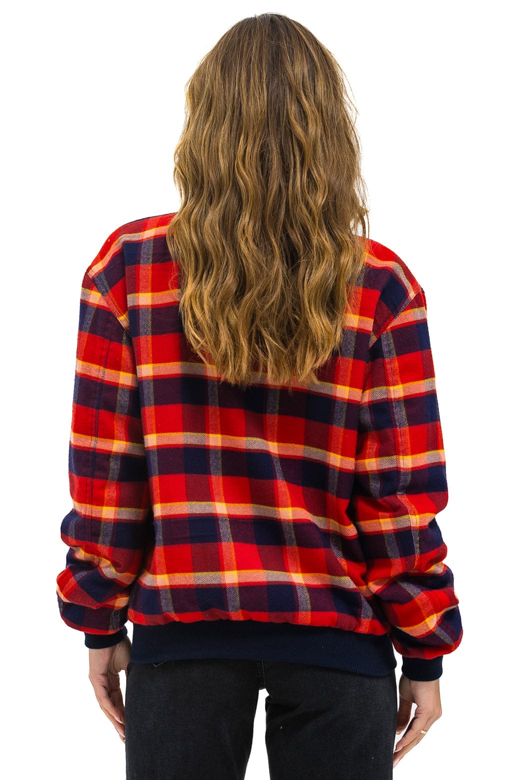 Retro PLAID UNISEX VARSITY JACKET - RUGBY PLAID