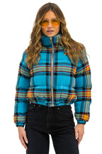 Retro APRES PLAID PUFFER JACKET - JACKSON PLAID