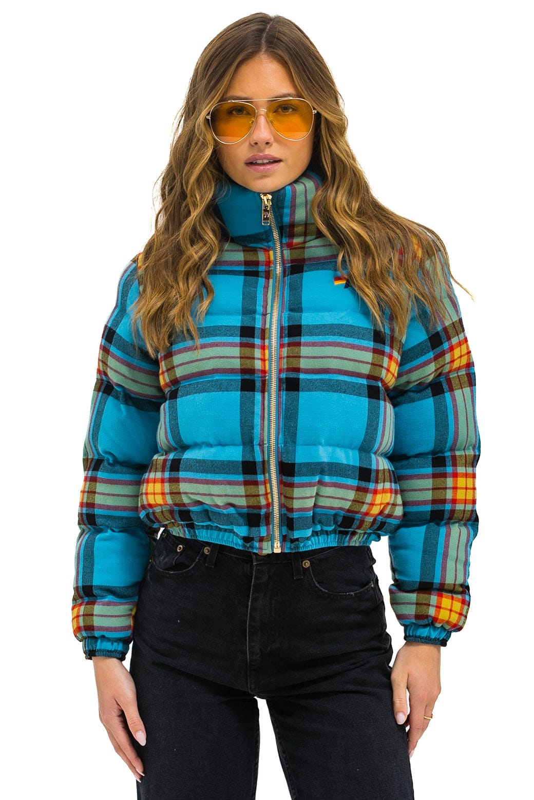 Retro APRES PLAID PUFFER JACKET - JACKSON PLAID