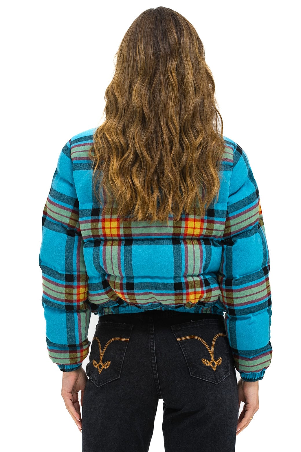 Retro APRES PLAID PUFFER JACKET - JACKSON PLAID