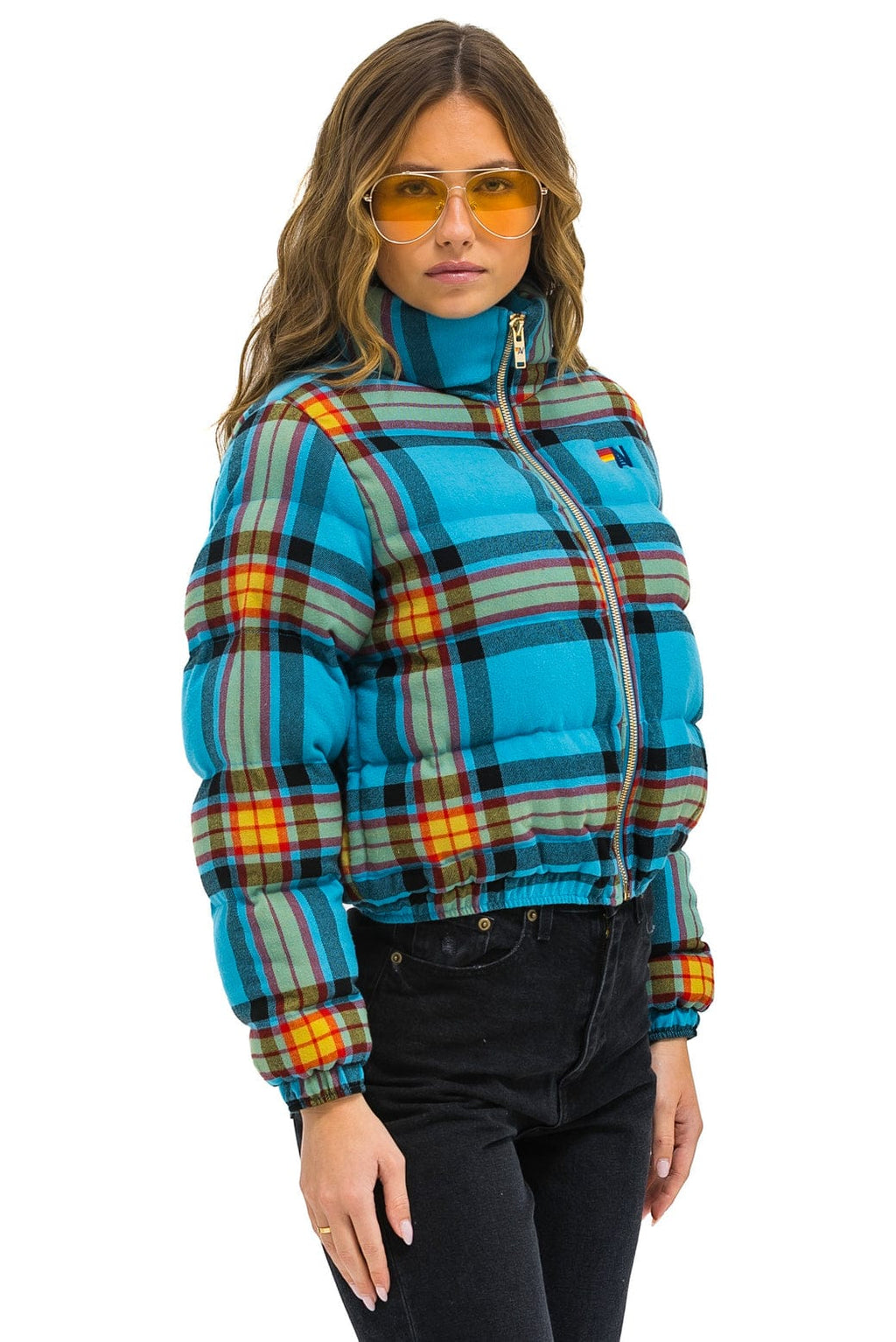 Retro APRES PLAID PUFFER JACKET - JACKSON PLAID