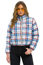 Retro APRES PLAID PUFFER JACKET - MONTAUK PLAID