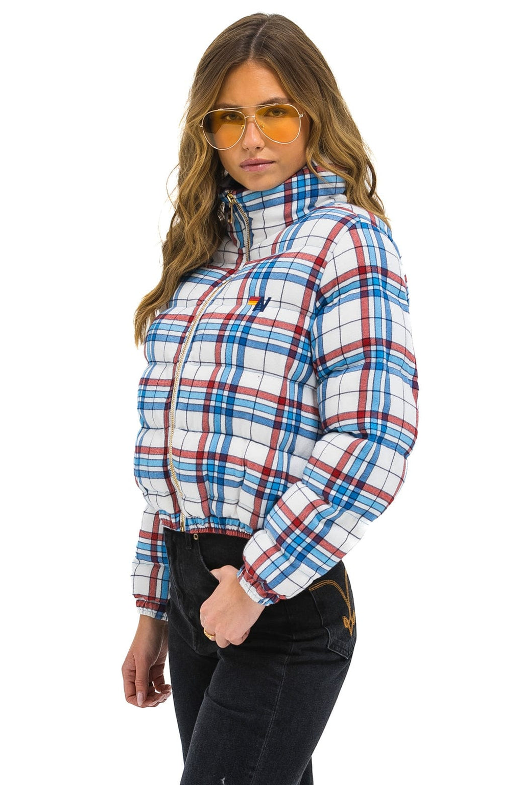 Retro APRES PLAID PUFFER JACKET - MONTAUK PLAID