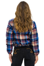 Retro APRES PLAID PUFFER JACKET - PATRIOT PLAID