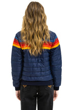 Retro 5 STRIPE JACKET - NAVY