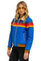 Retro 5 STRIPE JACKET - SNORKEL BLUE