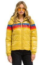 Retro 5 STRIPE TREKKER JACKET - GLOSSY KHAKI