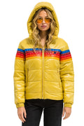 Retro 5 STRIPE TREKKER JACKET - GLOSSY KHAKI