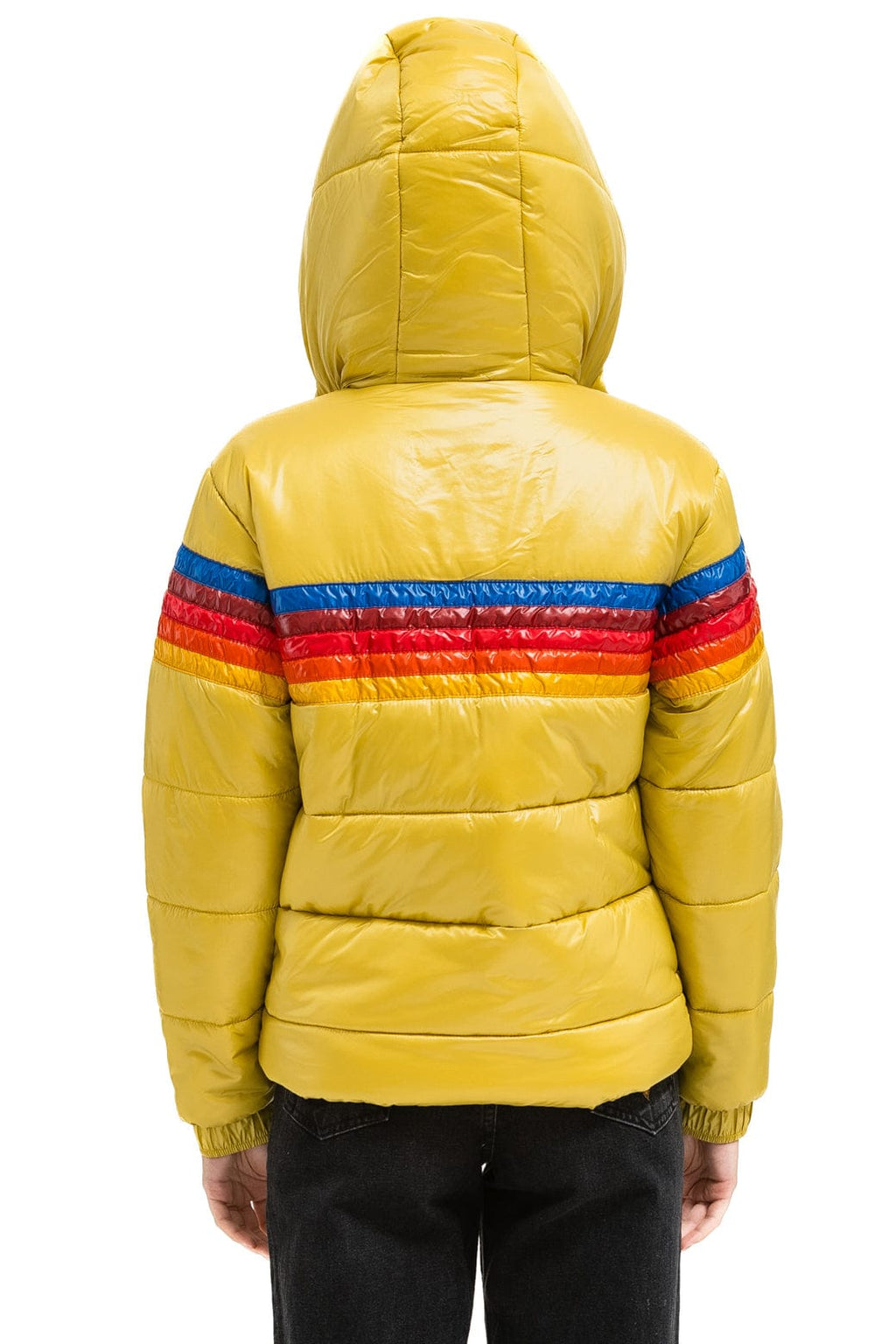 Retro 5 STRIPE TREKKER JACKET - GLOSSY KHAKI