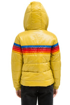 Retro 5 STRIPE TREKKER JACKET - GLOSSY KHAKI